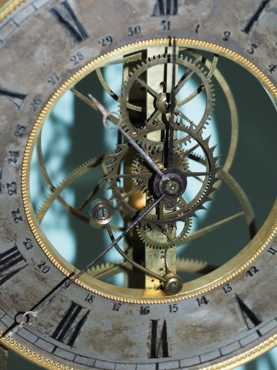 Skeleton Calendar Clock-photo-2