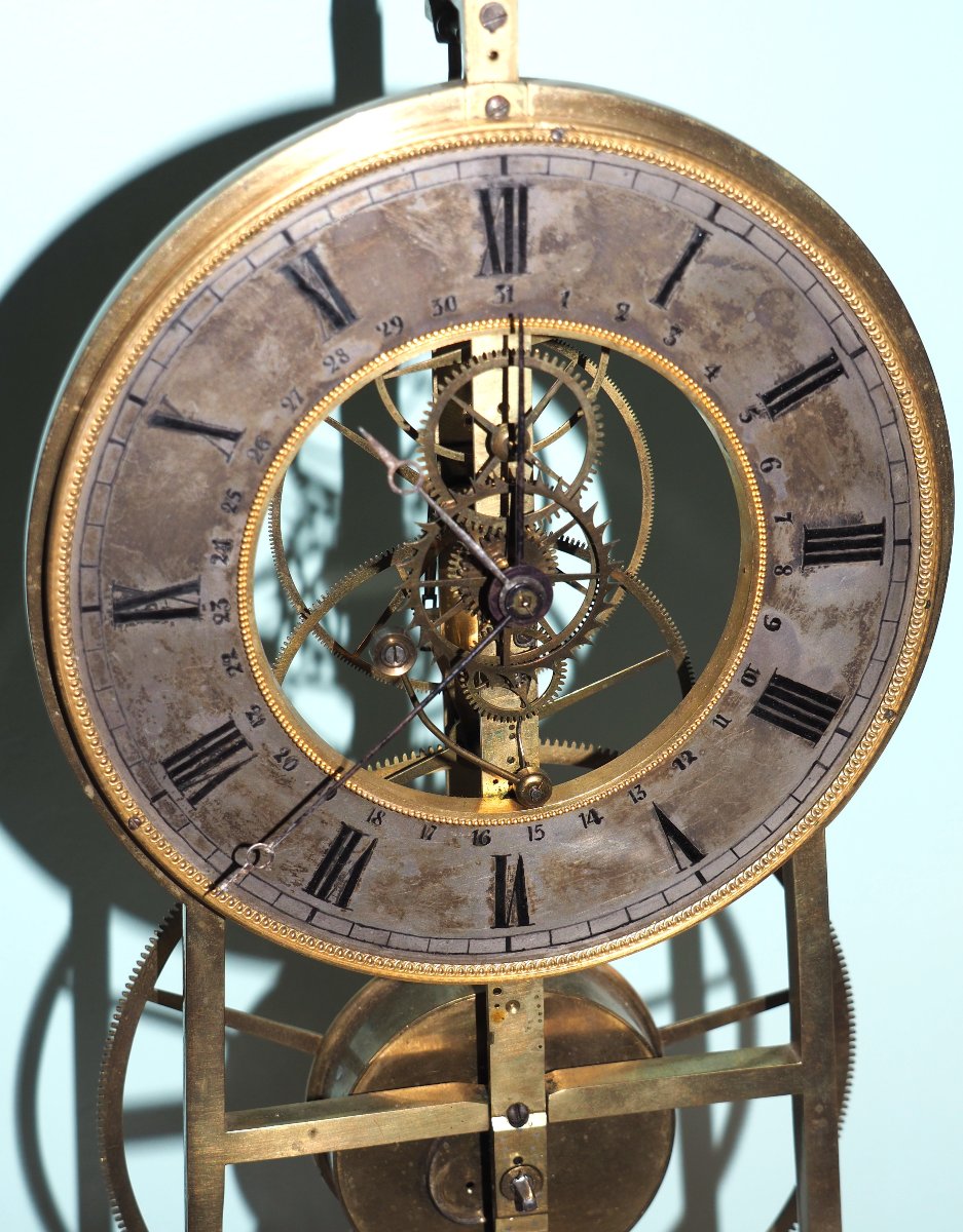 Skeleton Calendar Clock-photo-3