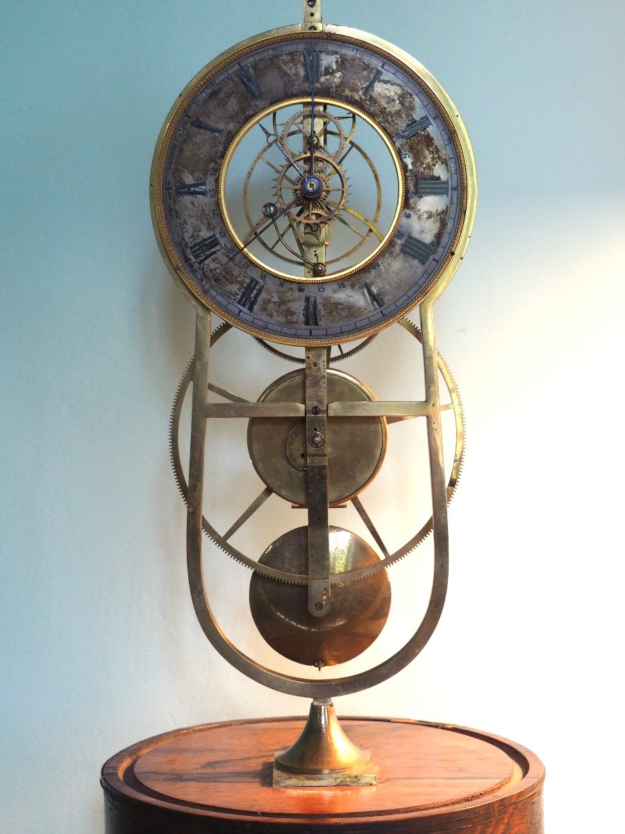 Skeleton Calendar Clock