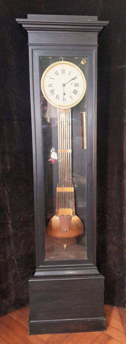 Parquet Regulator Clock With Grand Strike