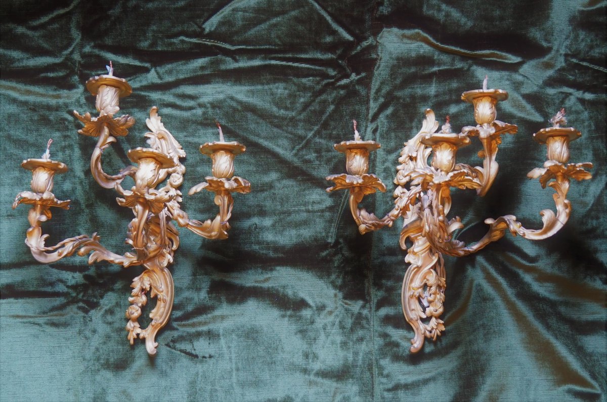 Pair Of Louis XV Period Sconces