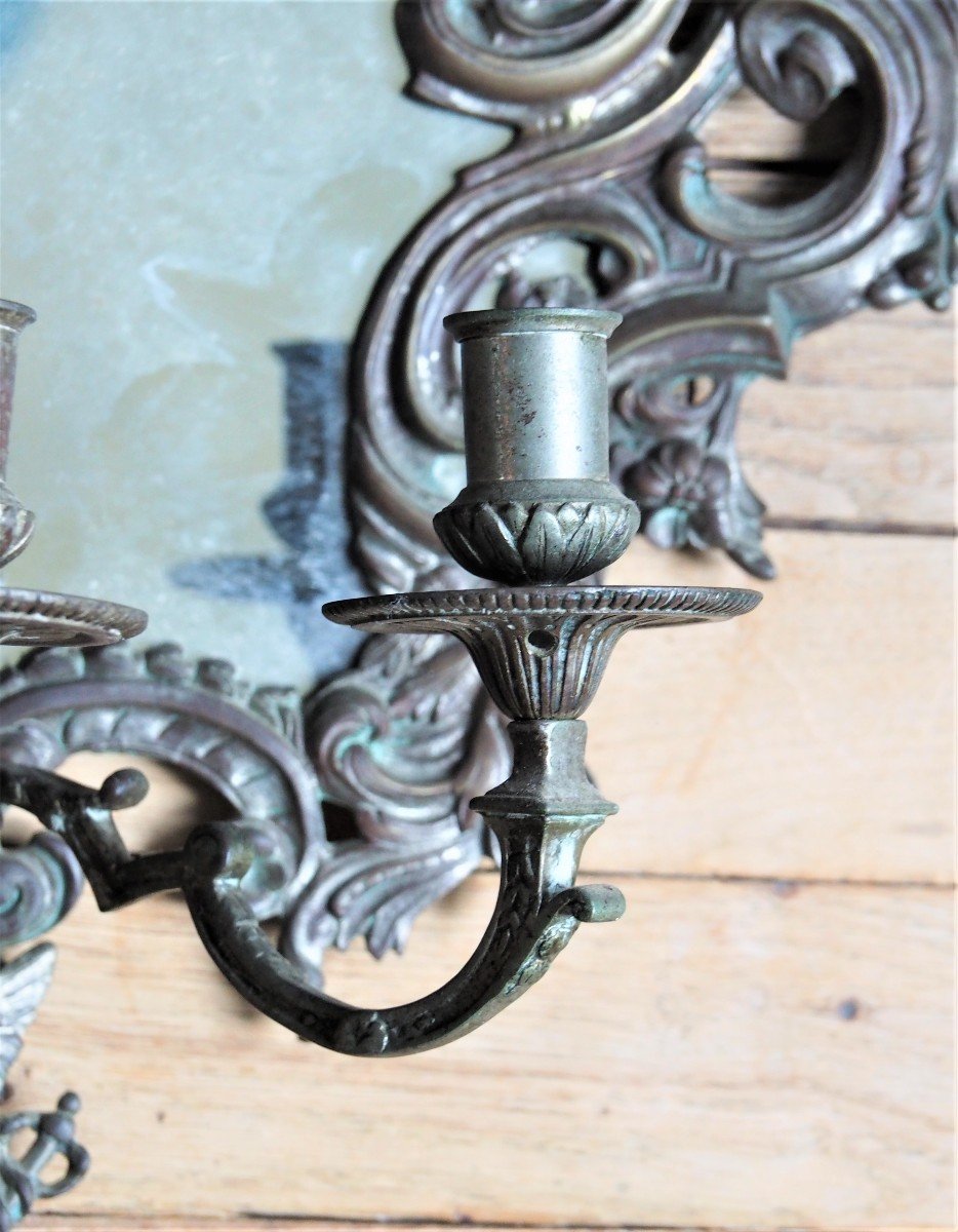 Large Pair Of Regency Wall Lights-photo-1
