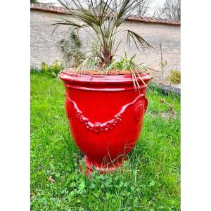 Red Anduze Vase