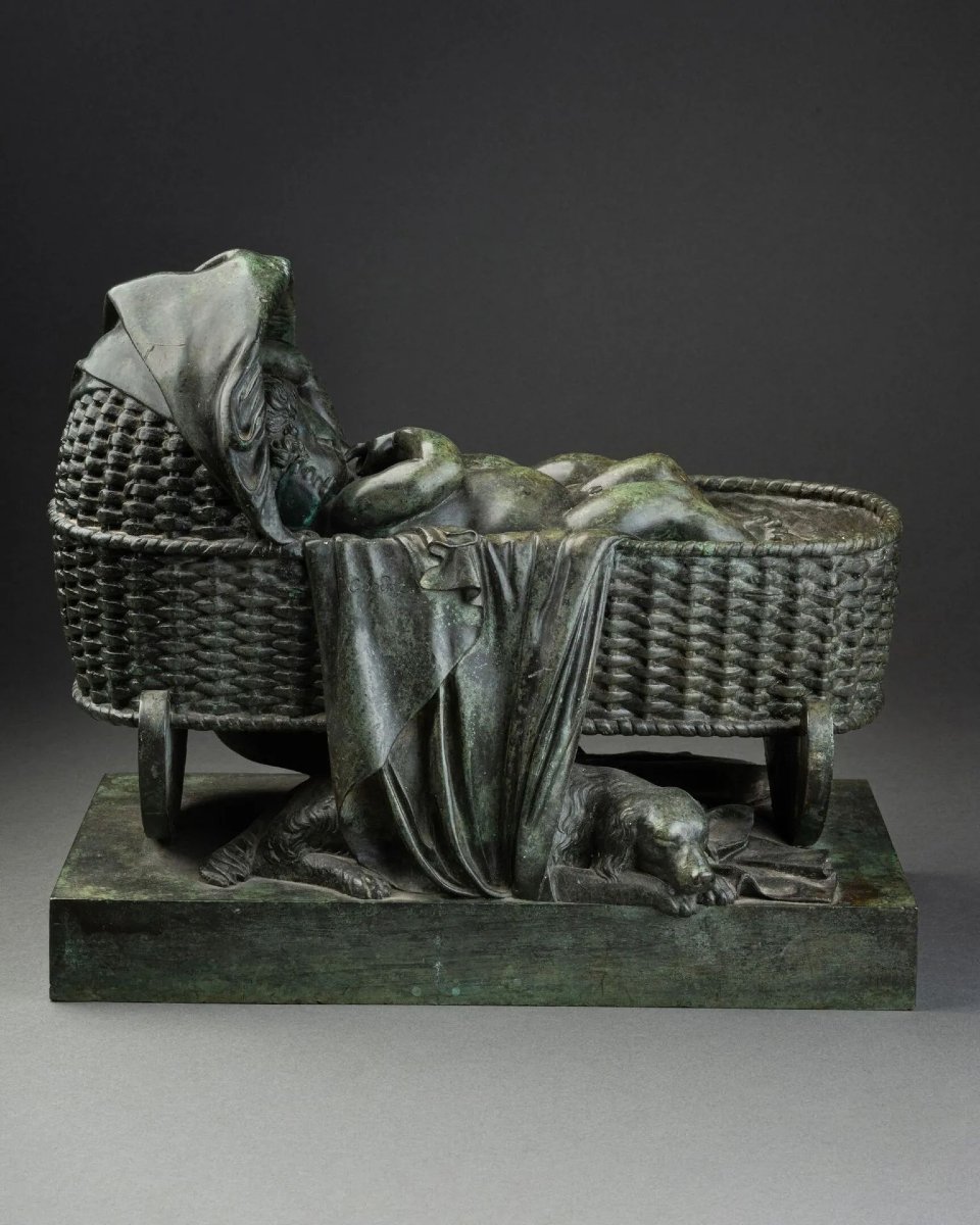 Paul et Virginie au berceau d’après Antoine-Denis CHAUDET (1763-1810) -photo-2