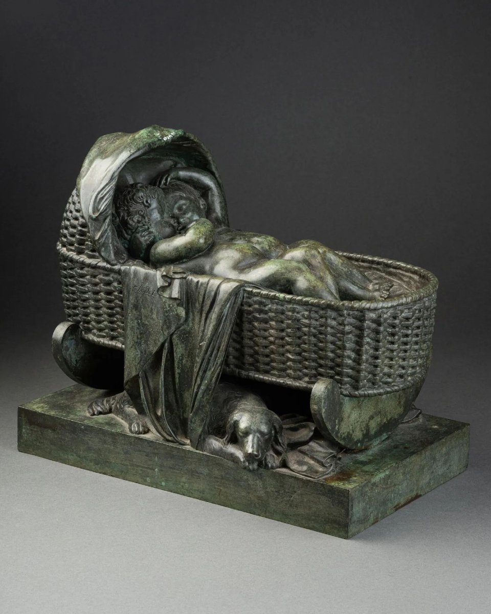 Paul et Virginie au berceau d’après Antoine-Denis CHAUDET (1763-1810) -photo-4