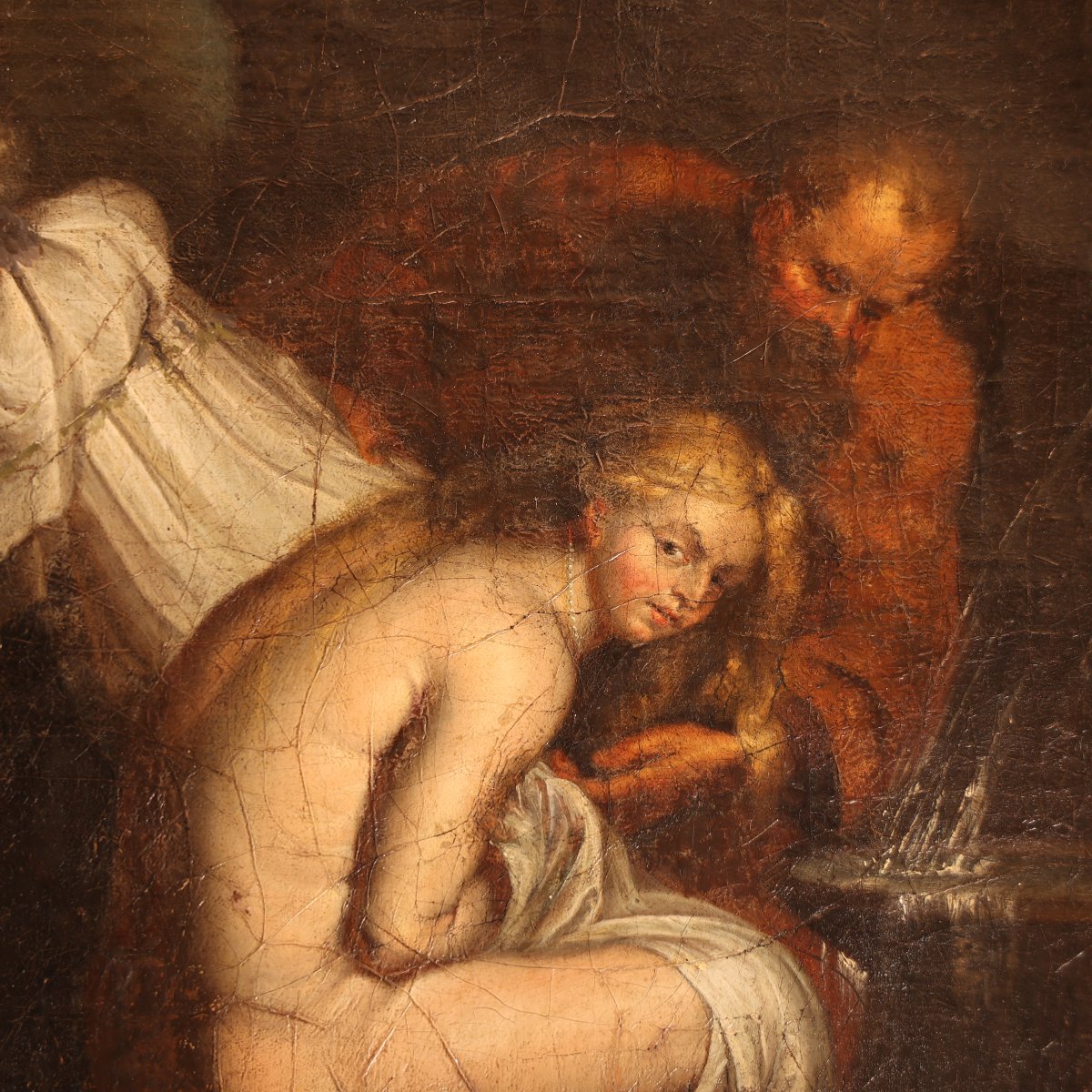 Suzanne And The Elders – 18th Century – After A Work By Peter Paul Rubens-photo-4