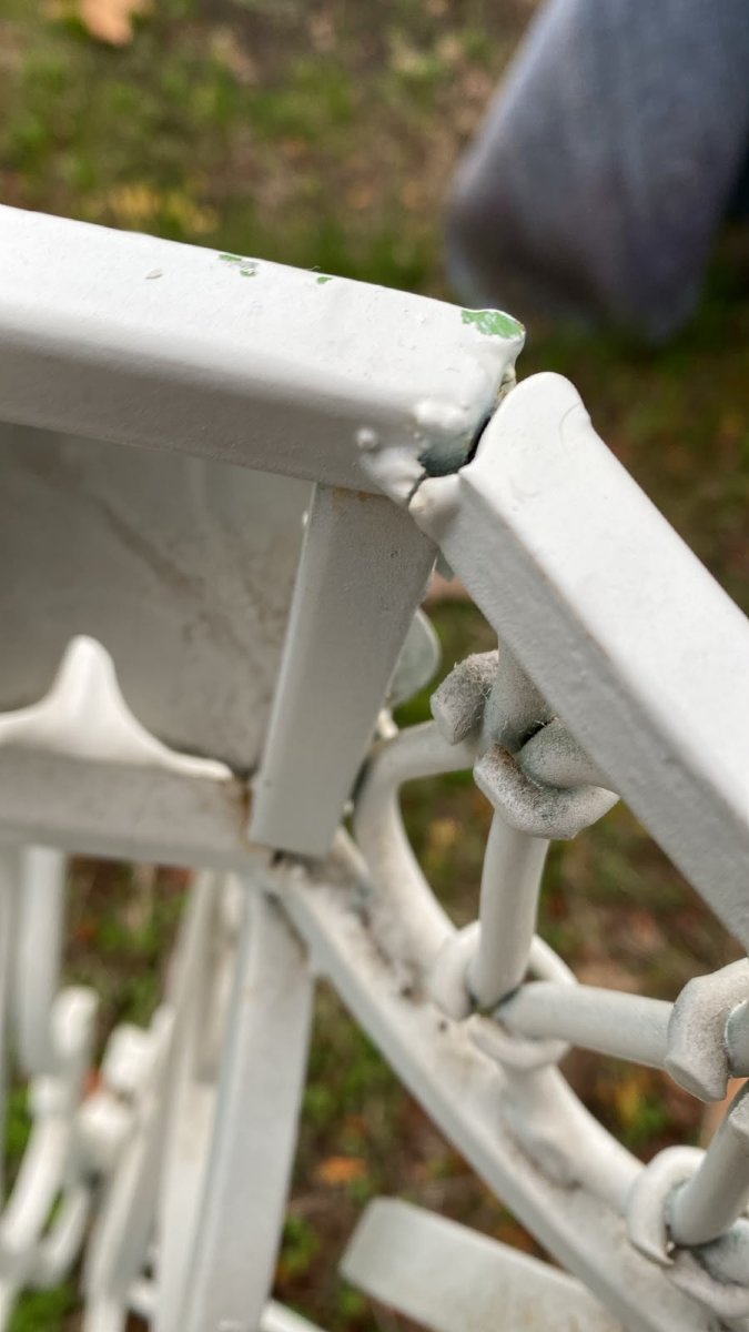 Decorative Wrought-iron Console Table With White Marble – First Half Of The 20th Century-photo-5