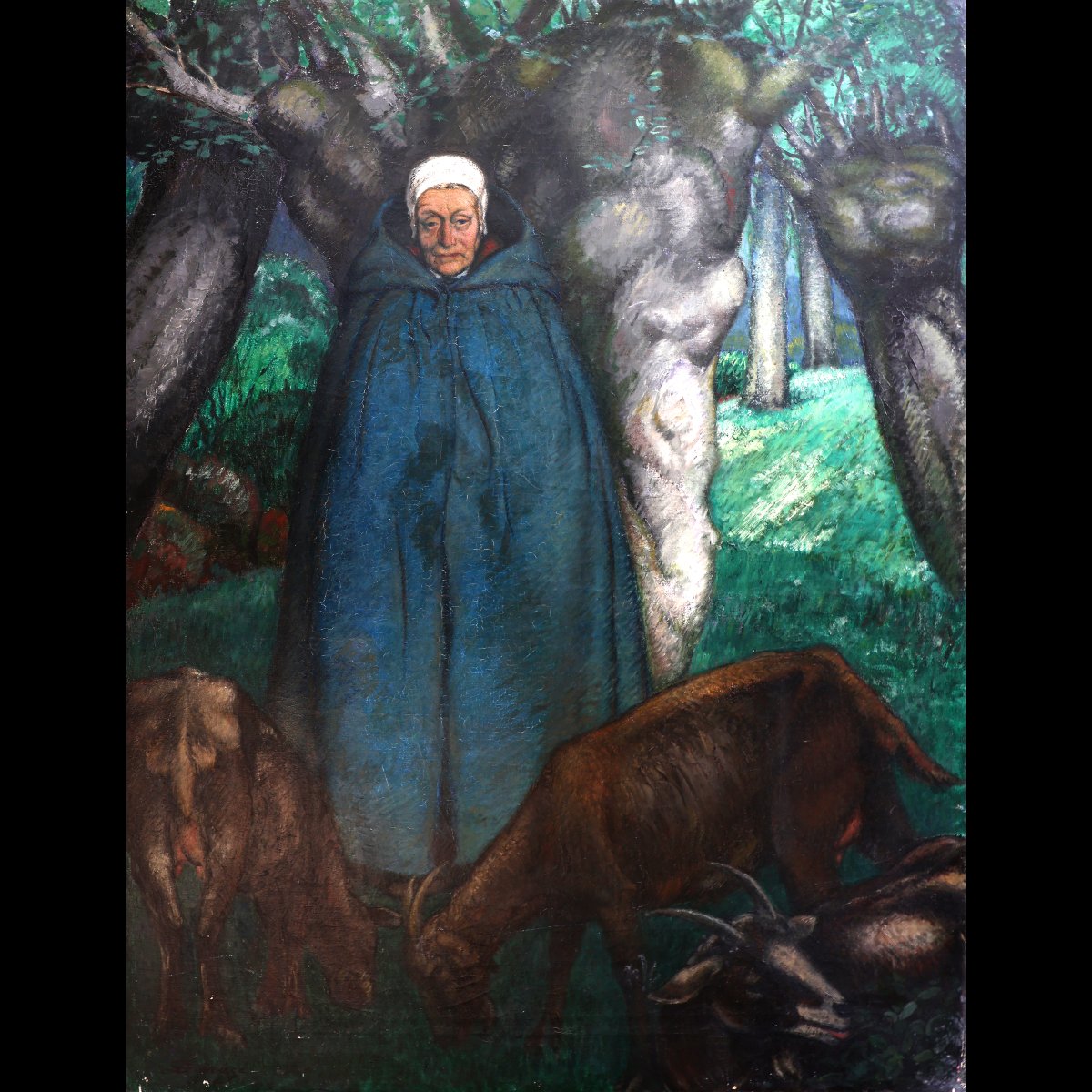 Fernand Durozé (1876–1961) – *la Chevrière* – 1929 Salon – Oil On Canvas And Study -photo-3