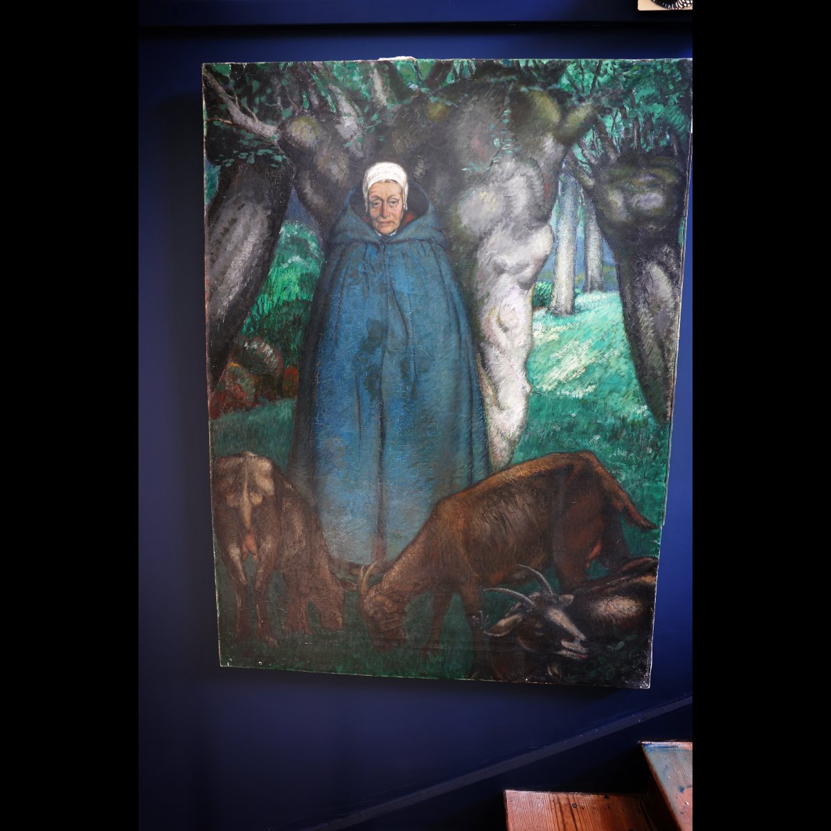 Fernand Durozé (1876–1961) – *la Chevrière* – 1929 Salon – Oil On Canvas And Study -photo-2