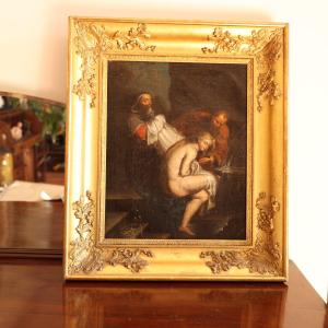 Suzanne And The Elders – 18th Century – After A Work By Peter Paul Rubens