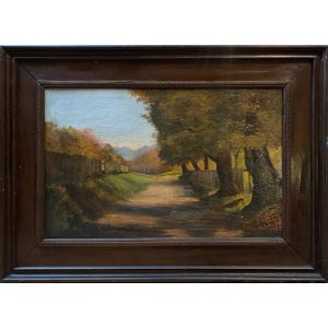 Large Autumn Landscape – Oil On Canvas, Signed And Dated 1933 – Artist To Be Identified