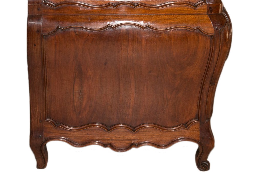 Bordelaise Chest Of Drawers In Walnut Louis XV Period-photo-6