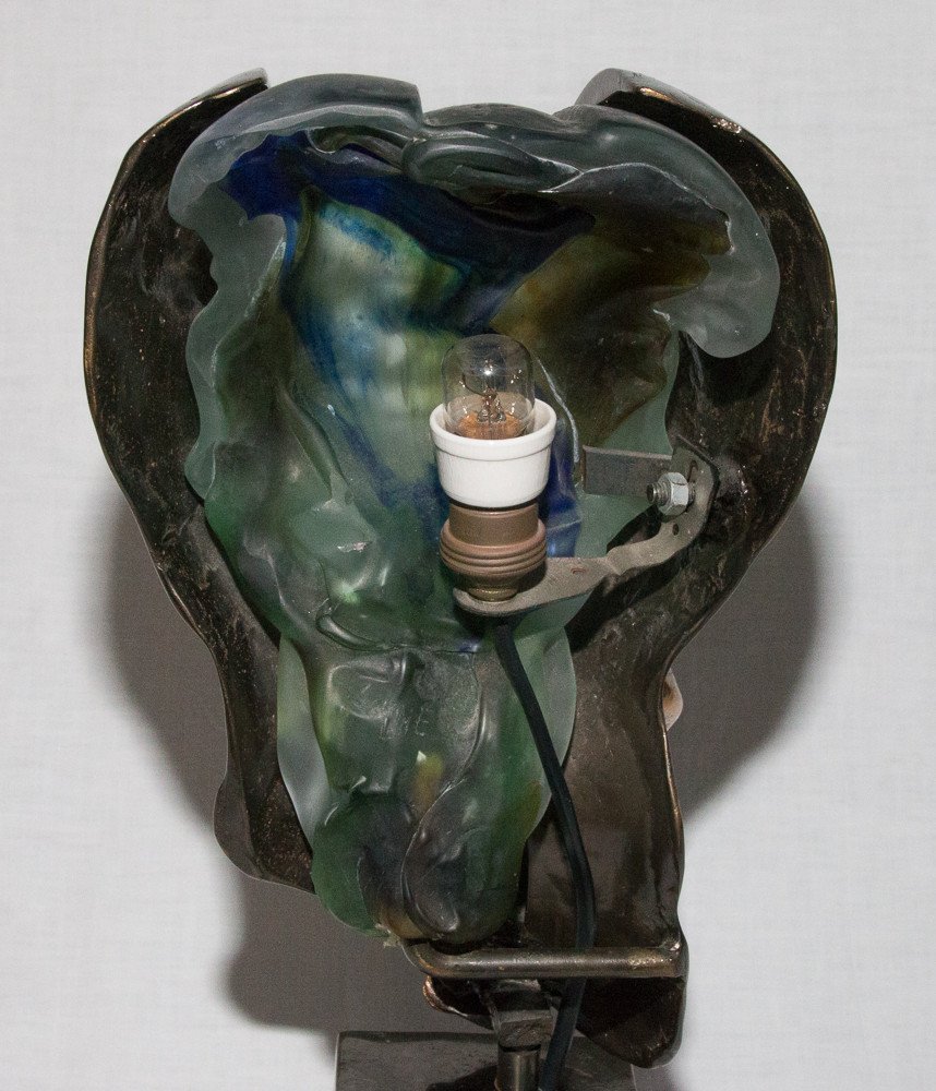Lamp Sculpture By Yves Lohe 90s-photo-4