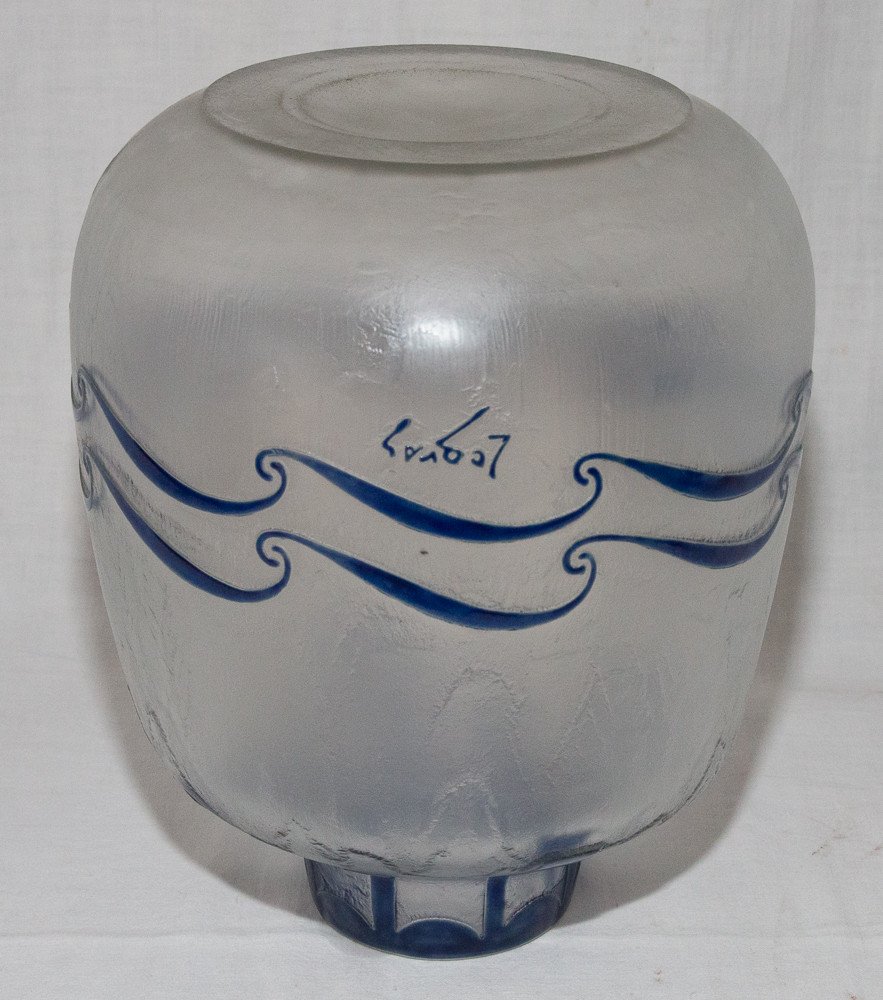 Vase Signed Legras Art Deco Period-photo-5