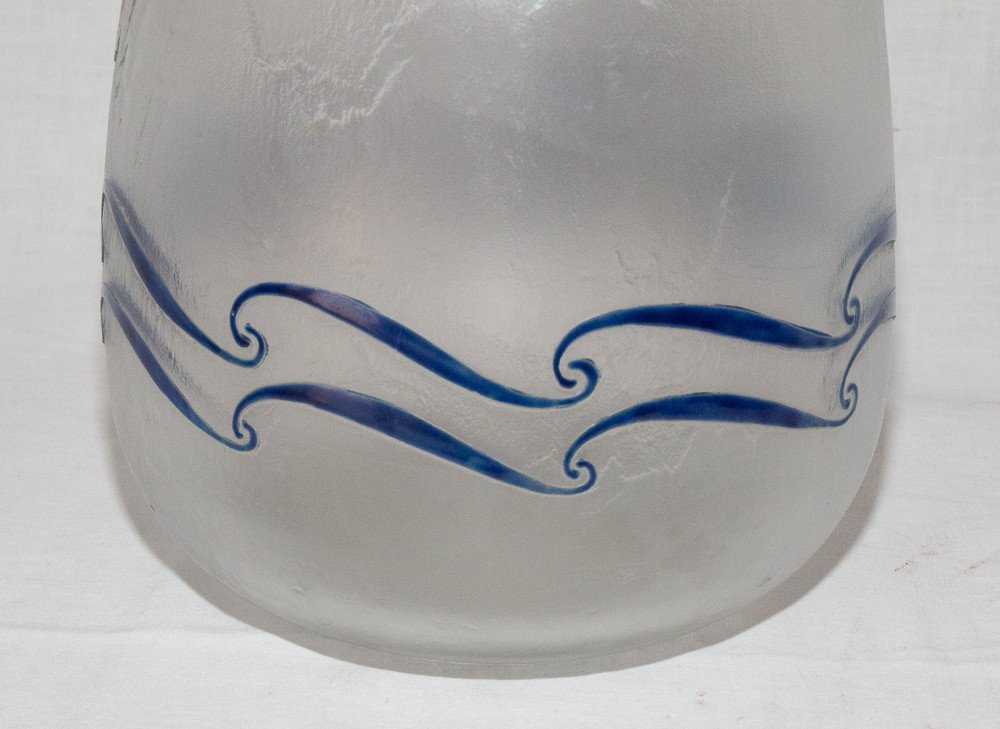 Vase Signed Legras Art Deco Period-photo-6