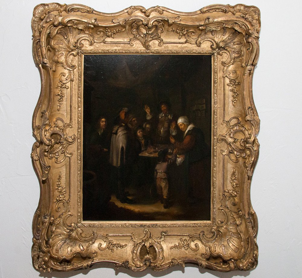 17th Century Flemish School Tavern Scene