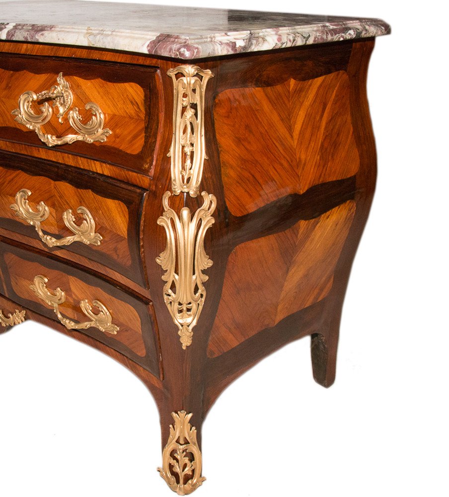 Commode D’époque Louis XV Estampillée L. Boudin -photo-3