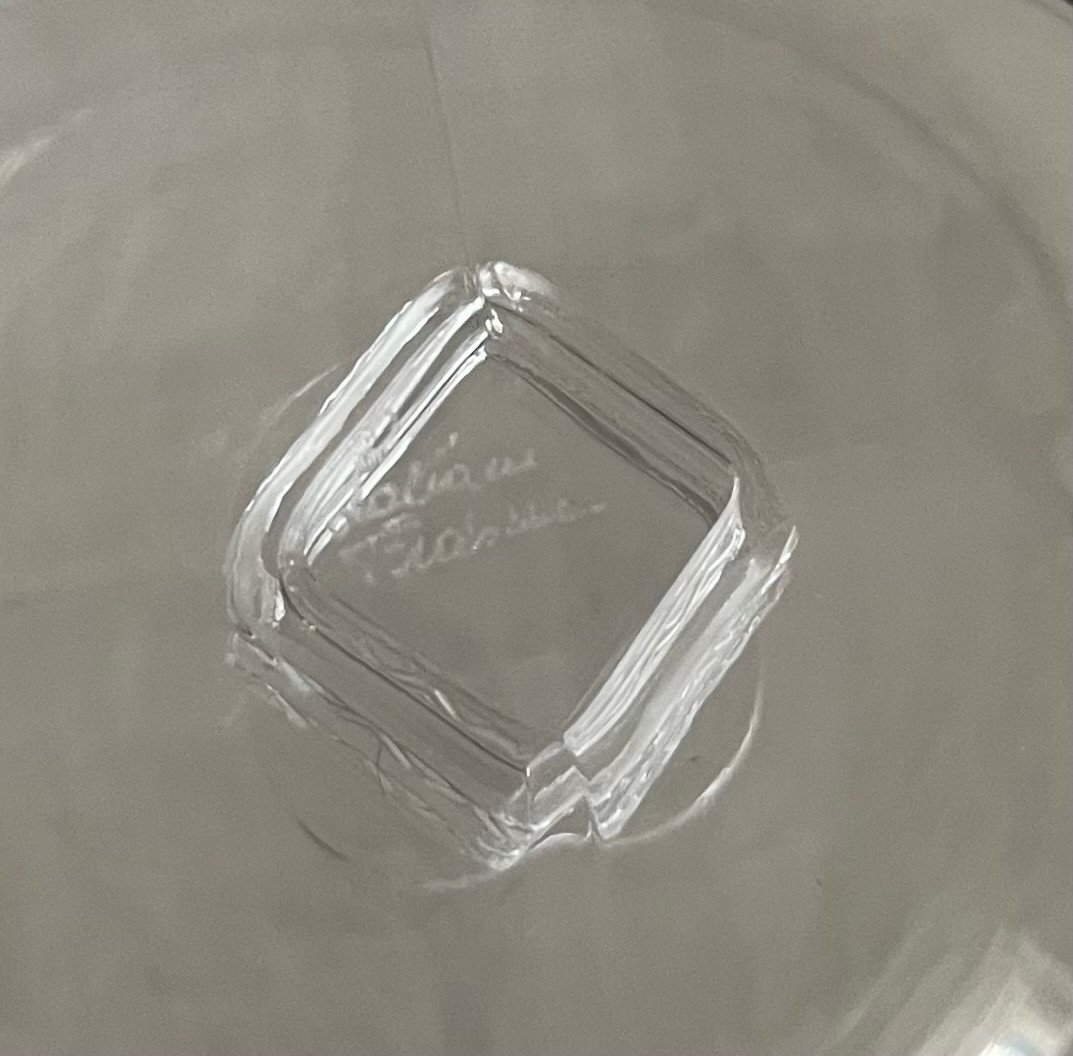 Series Of 6 Crystal Glasses Model Argos From Lalique-photo-4
