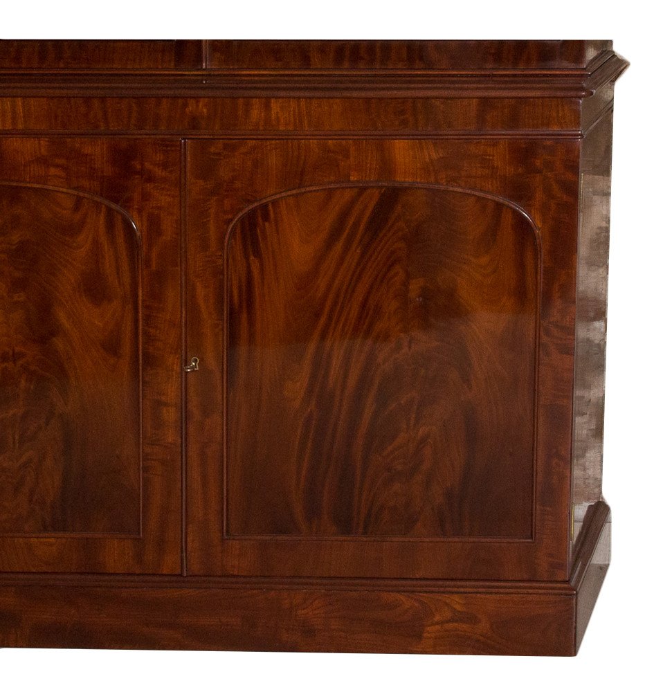 Large Mahogany Library M Willson Early Nineteenth-photo-5