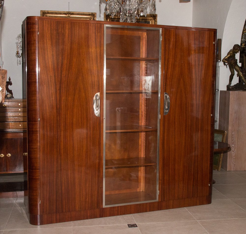 Bookcase In Rosewood Art Deco Period Circa 1930-photo-6