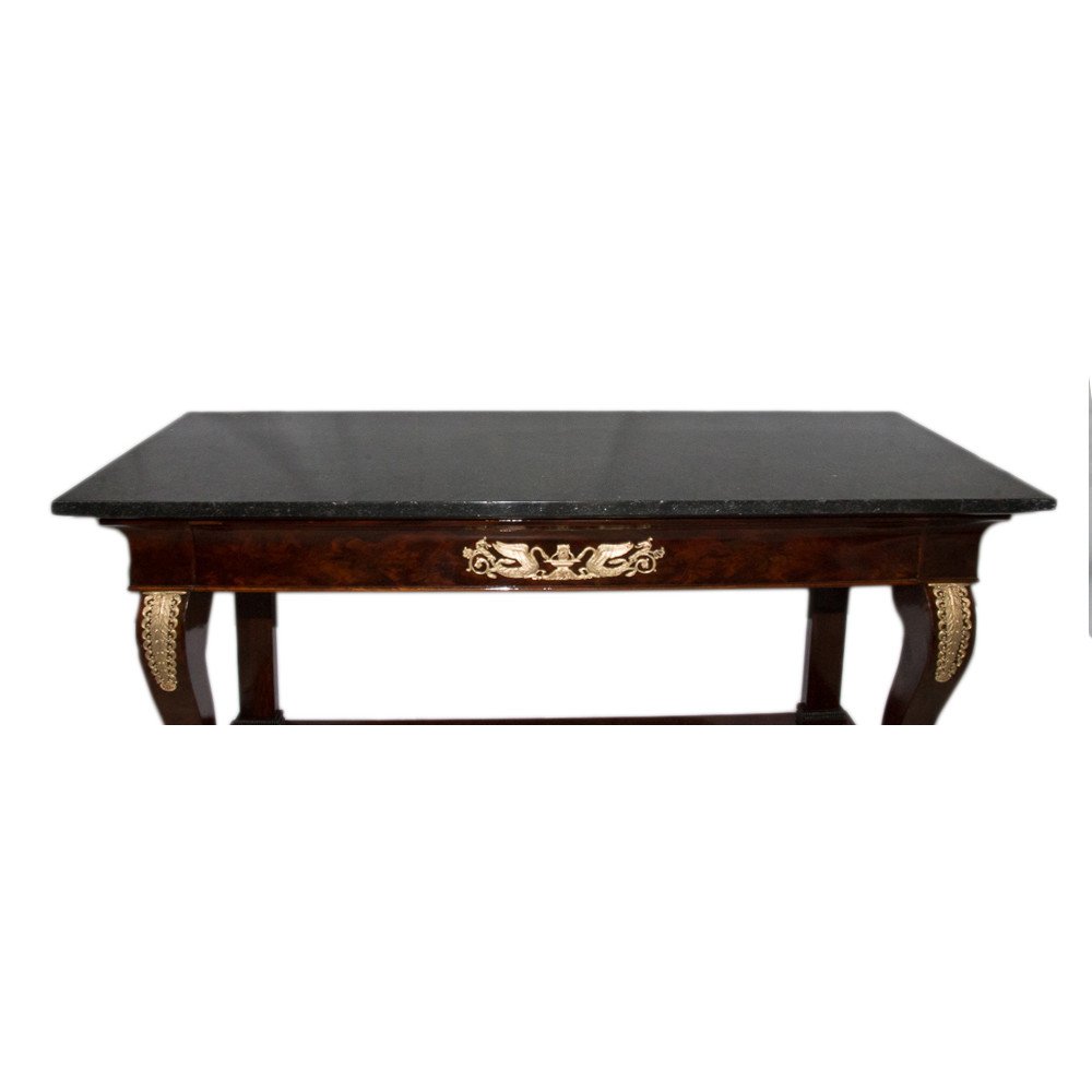 Mahogany Console Empire Period-photo-2