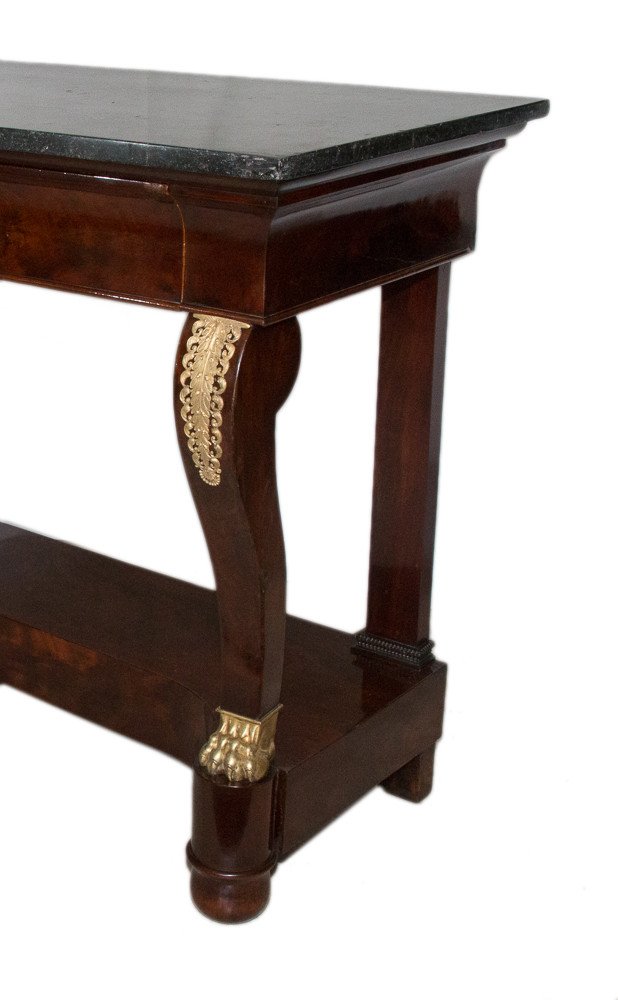 Mahogany Console Empire Period-photo-8