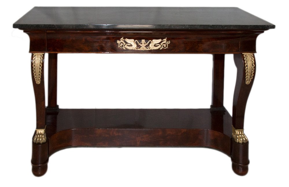 Mahogany Console Empire Period