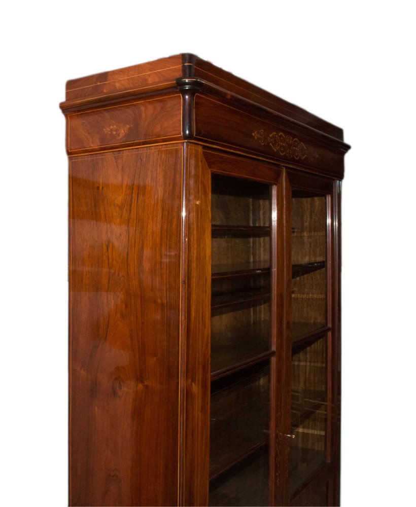 Charles X Period Rosewood Library-photo-7
