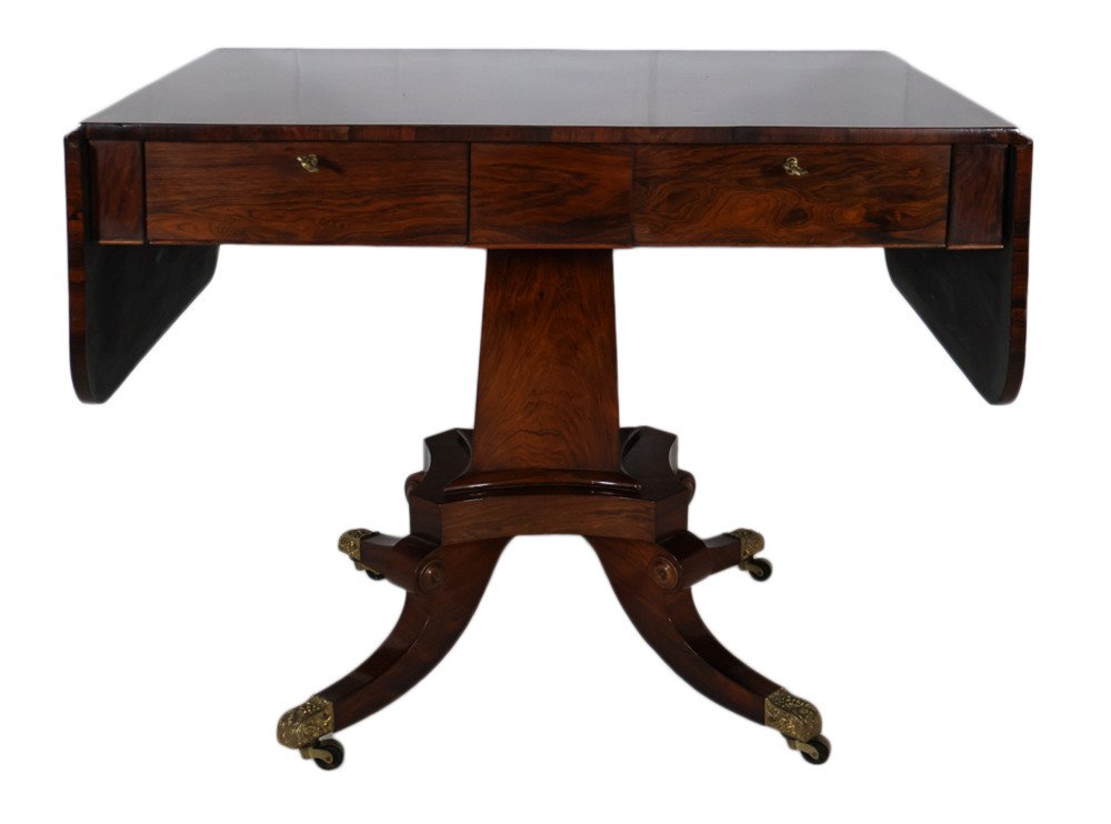 Bureau Anglais à Volet époque Victorienne