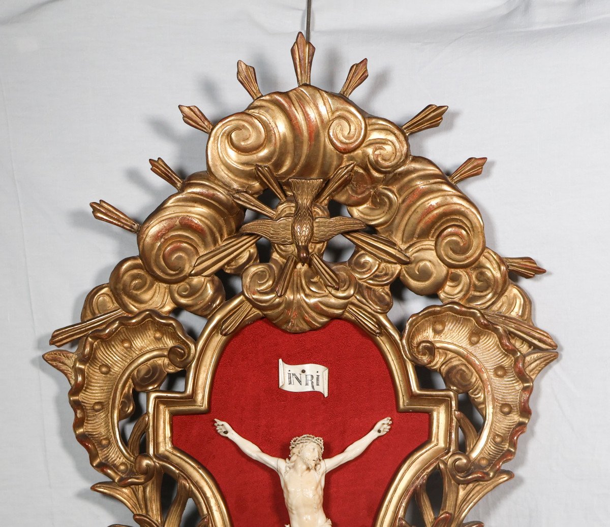 Provençal Christ In Ivory Louis XV Period-photo-2