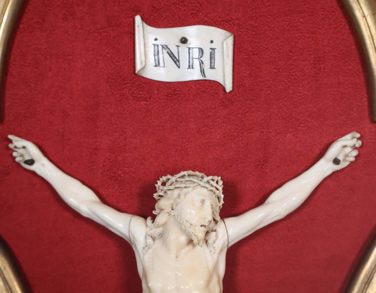 Provençal Christ In Ivory Louis XV Period-photo-7