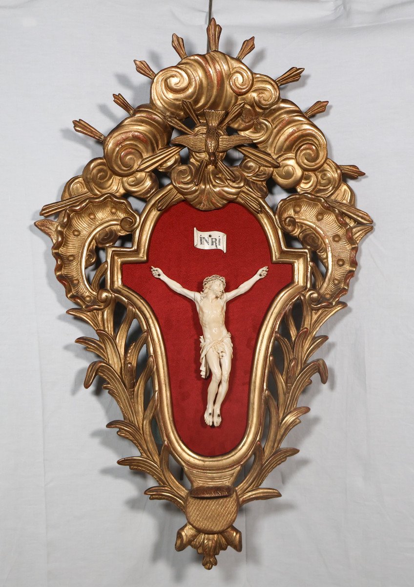 Provençal Christ In Ivory Louis XV Period