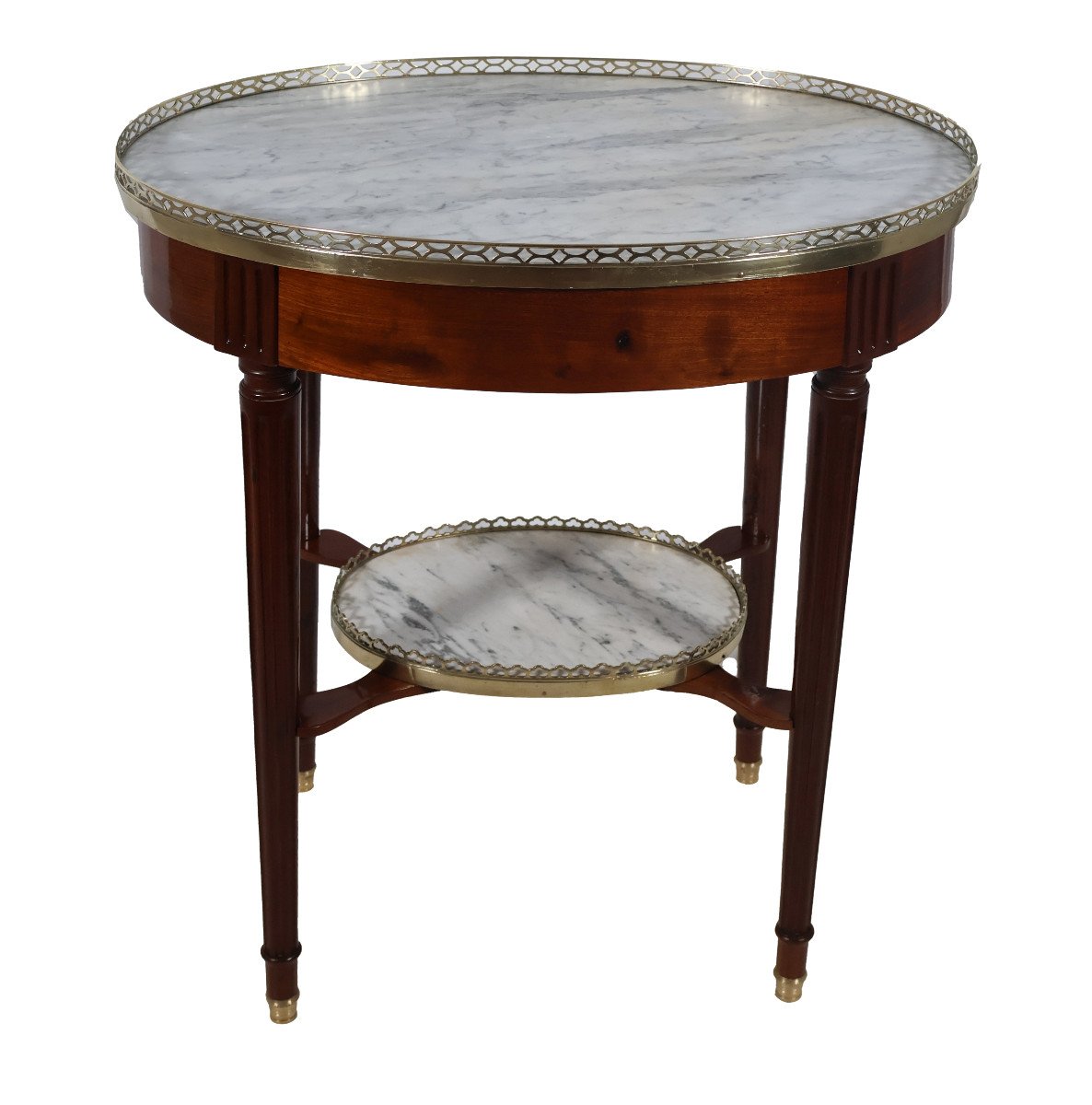 Louis XVI Mahogany Bouillotte Table -photo-5