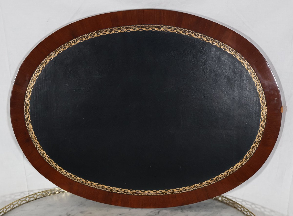 Louis XVI Mahogany Bouillotte Table -photo-7