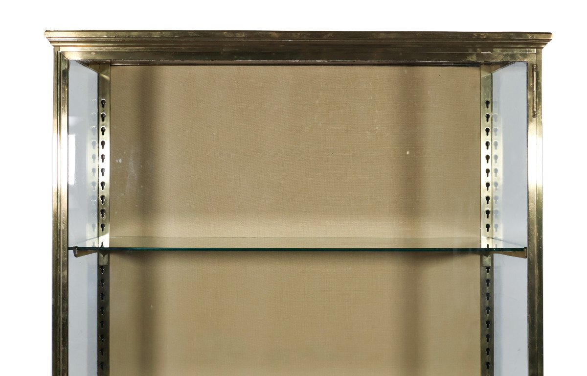  Early 20th Century Brass Shop Window-photo-4
