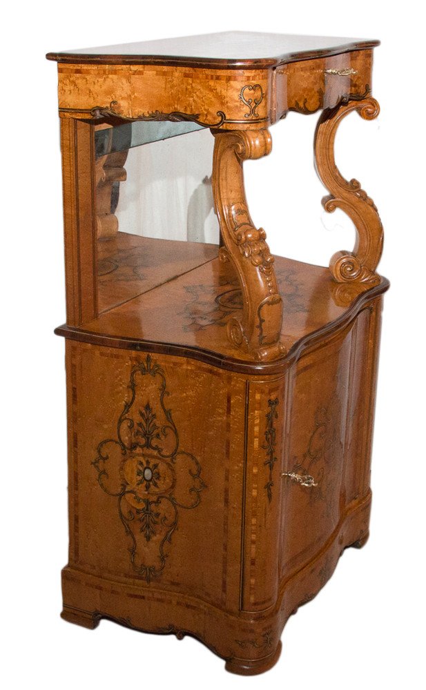 Paire De Meubles d'Appui Siciliens Milieu XIXe-photo-8