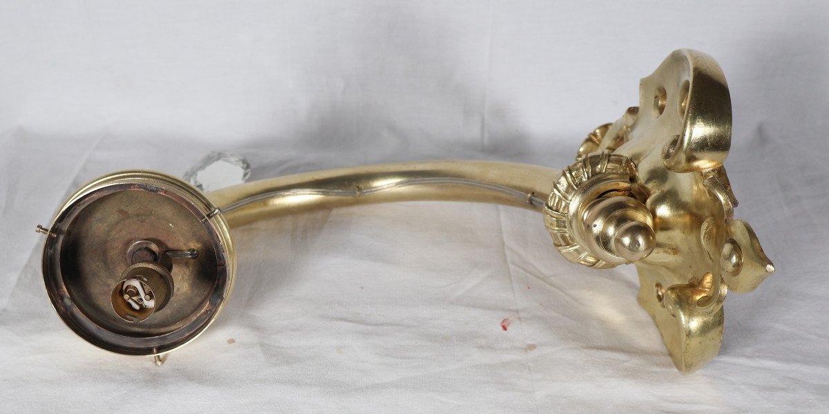 Large Gilt Bronze Wall Light From The Napoleon III Period-photo-5