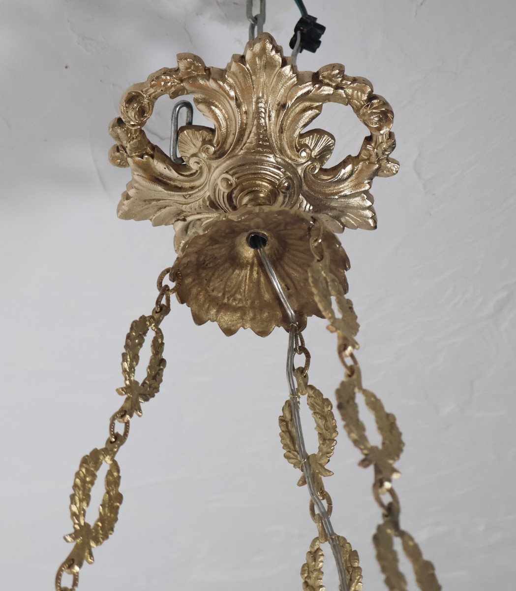 Daum Suspension Chandelier, 1900s-photo-3
