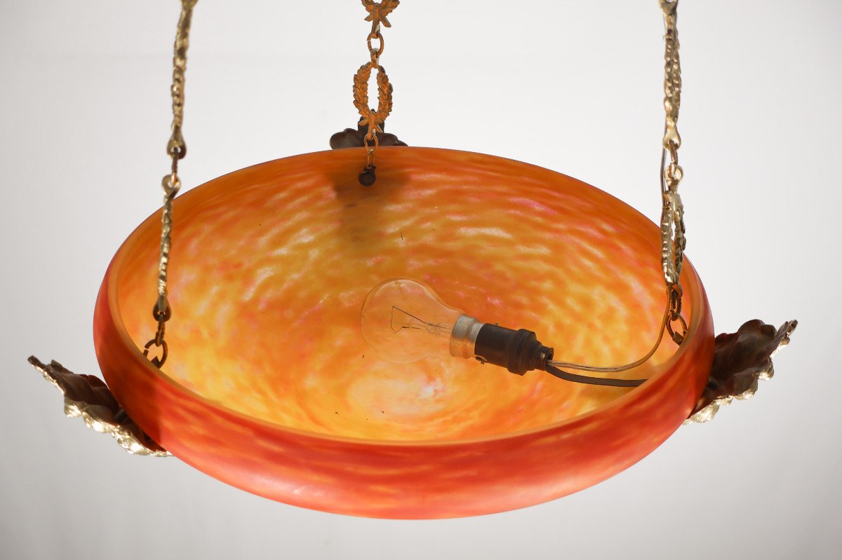 Daum Suspension Chandelier, 1900s-photo-1