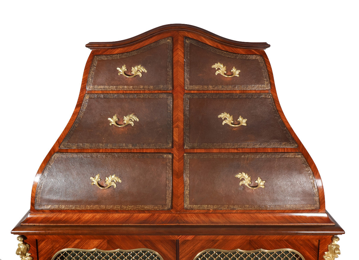 Meuble Cartonnier Louis XV, Fin XIXe – Estampillé Raulin-photo-2