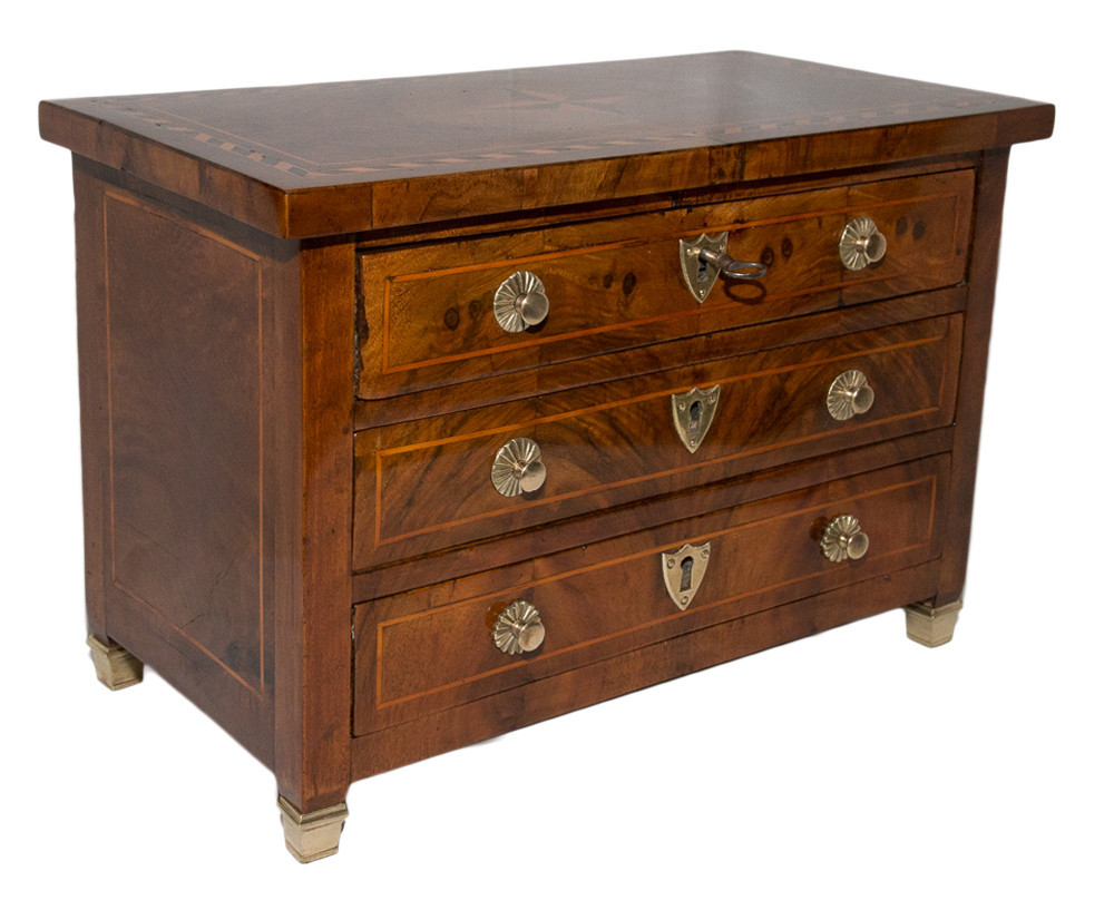 Master's Chest Of Drawers, Directoire Period, Late 18th Century-photo-2