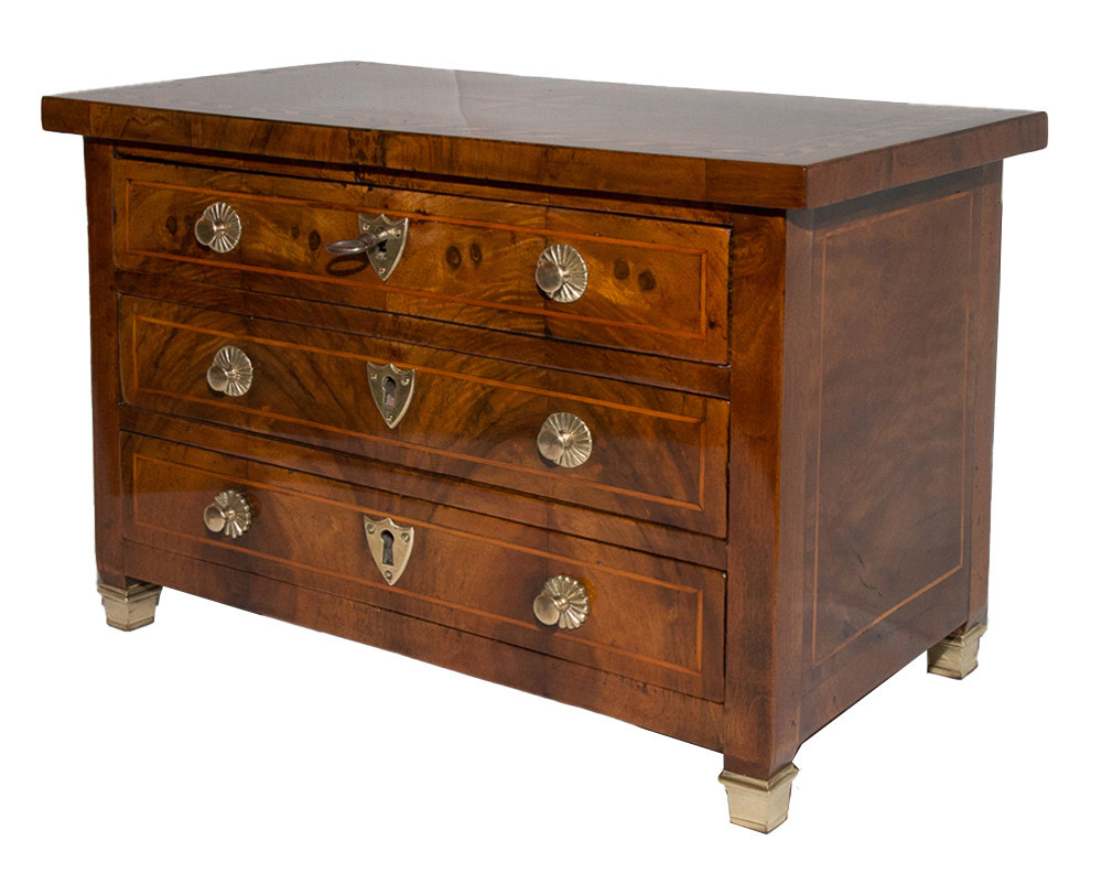 Master's Chest Of Drawers, Directoire Period, Late 18th Century-photo-3