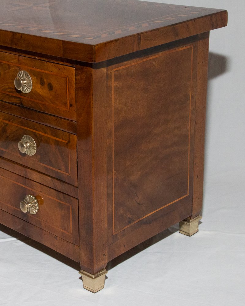 Master's Chest Of Drawers, Directoire Period, Late 18th Century-photo-7