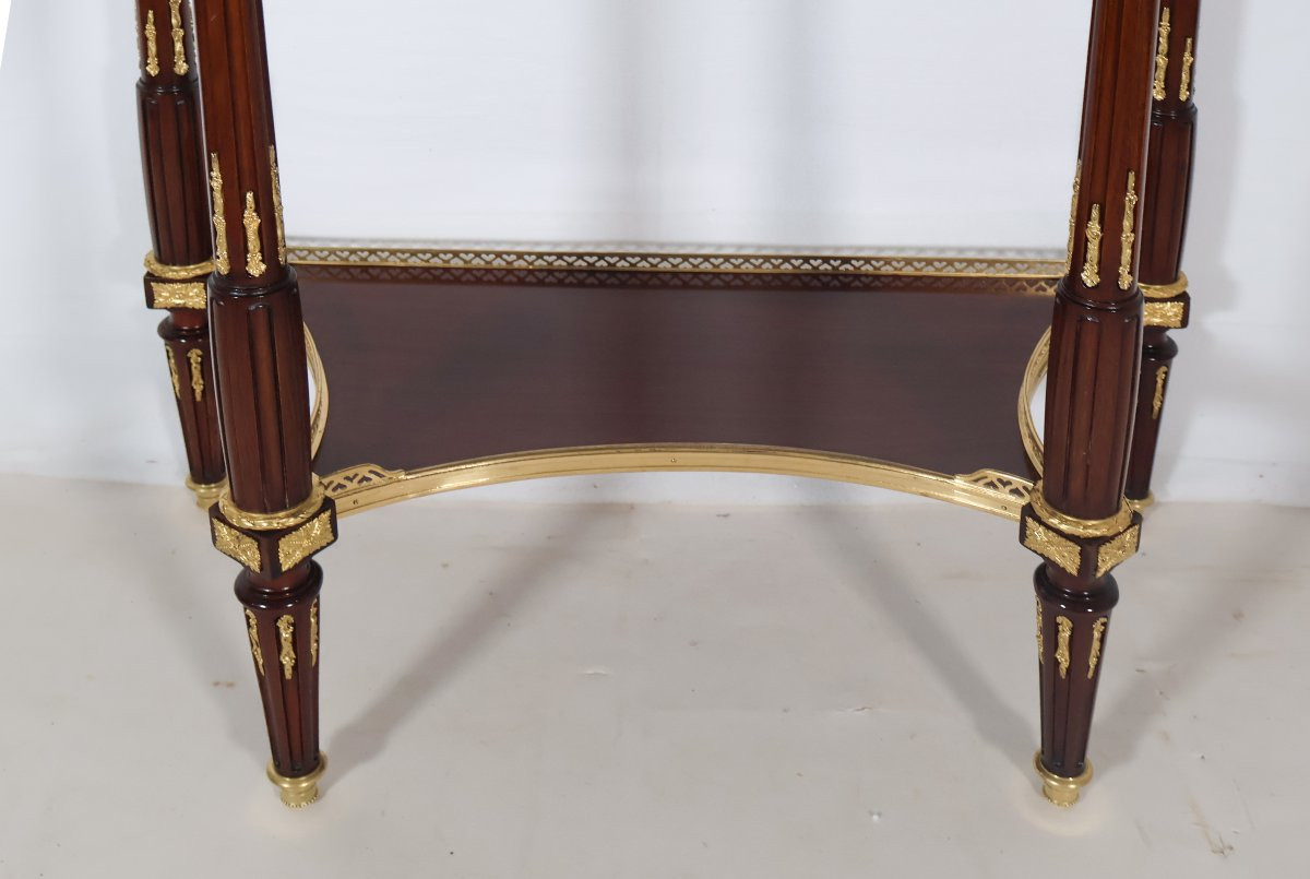 Half-moon Display Case Attributed To Paul Sormani, Late 19th Century-photo-2