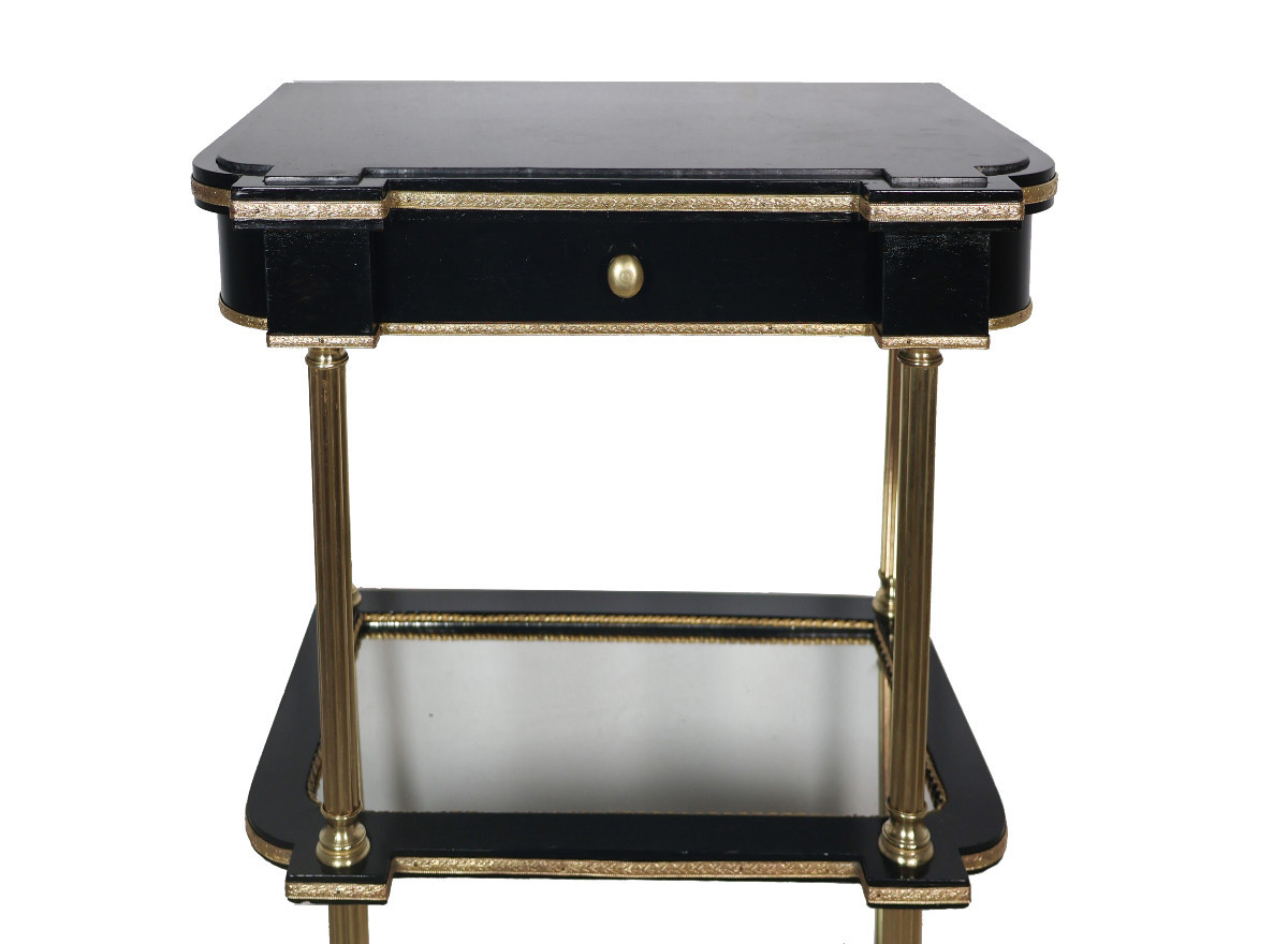Alphonse Giroux Coffee Table, Napoleon III Period -photo-2