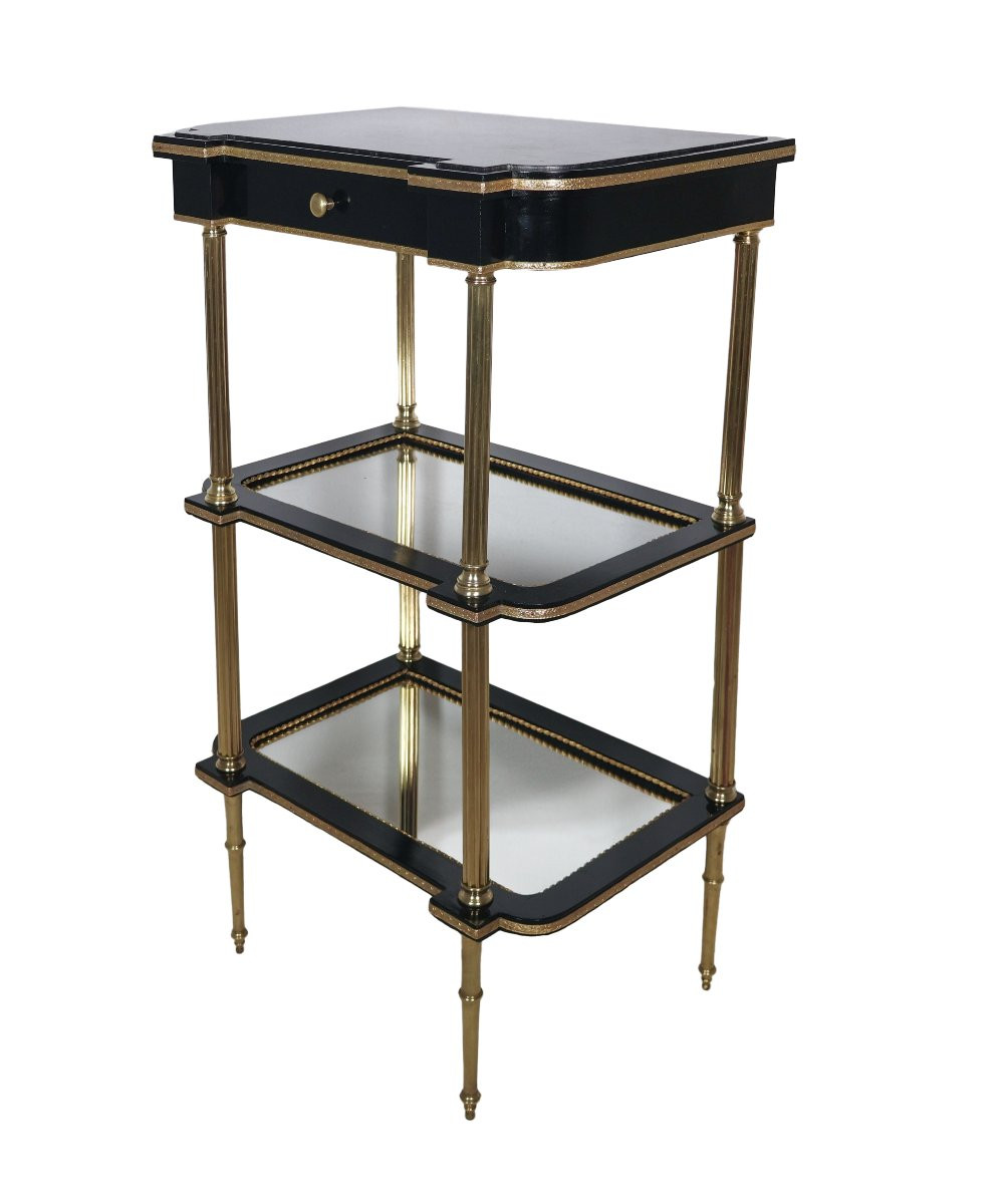 Alphonse Giroux Coffee Table, Napoleon III Period -photo-1