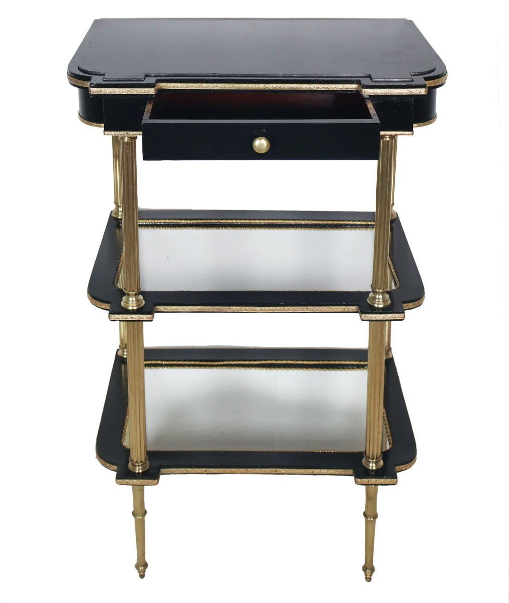 Alphonse Giroux Coffee Table, Napoleon III Period -photo-8