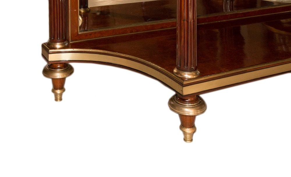Console en acajou  époque Louis XVI fin 18ème siècle -photo-3