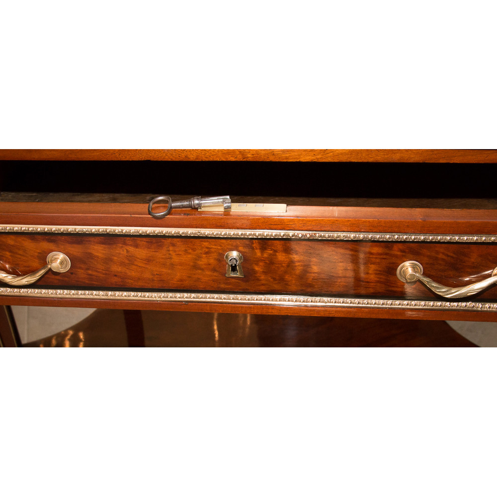 Console en acajou  époque Louis XVI fin 18ème siècle -photo-4
