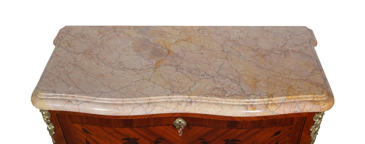  Louis XV Style Marquetry Secretary, Early 20th Century-photo-6